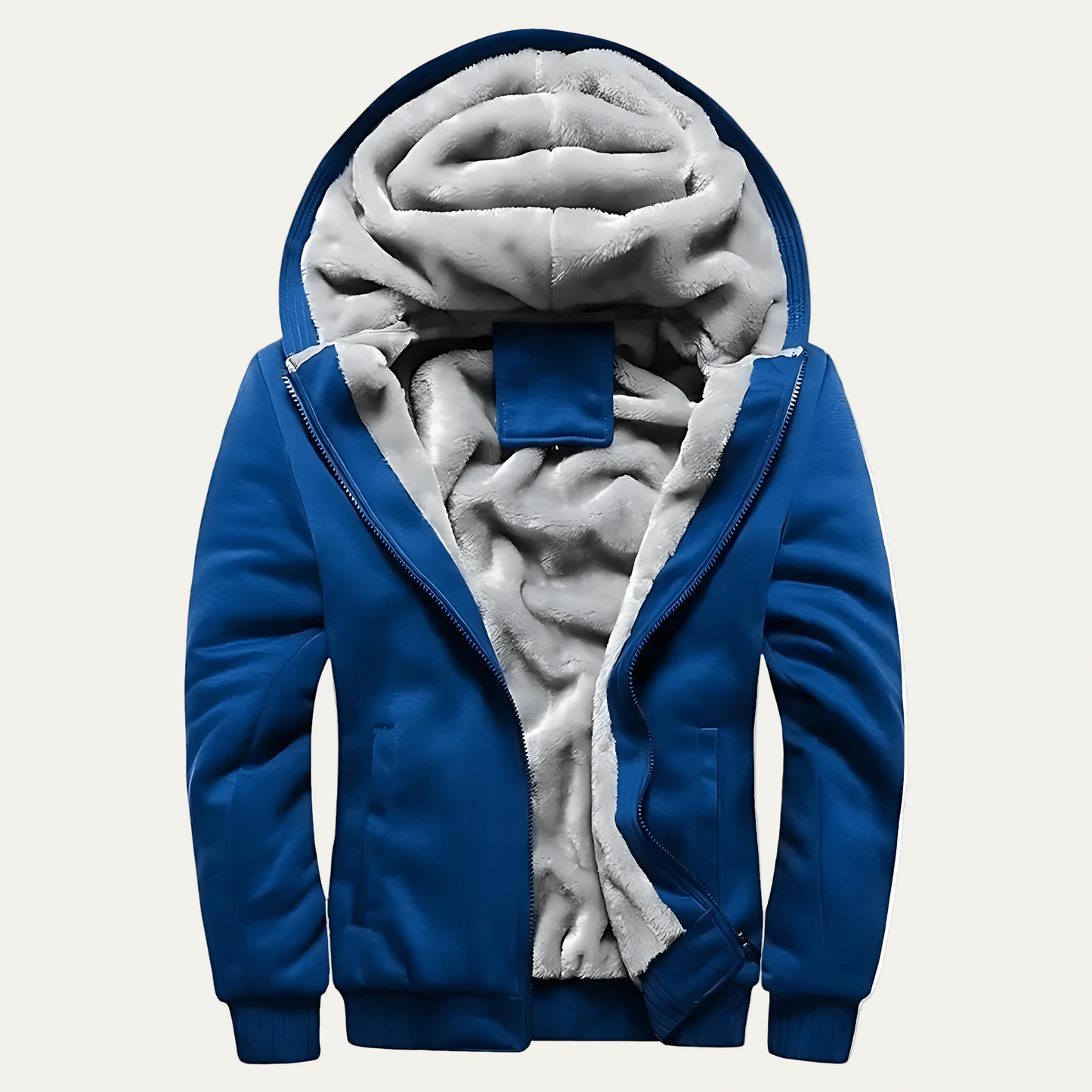 VogeLuxe | Men’s Thermal Fleece Lined Hooded Zip Jacket