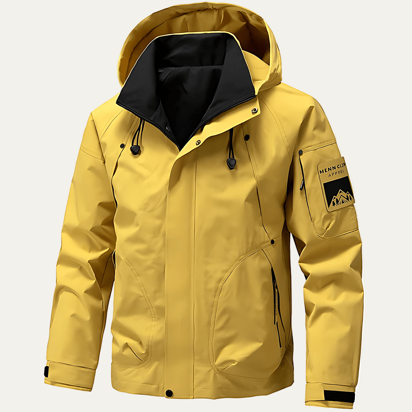 VogeLuxe | Men’s Weatherproof Hooded Utility Jacket