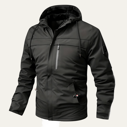 VogeLuxe | Men’s Utility Hooded Field Windbreaker