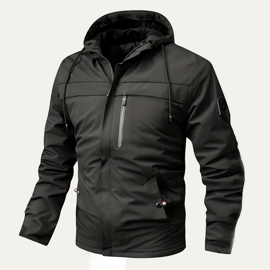 VogeLuxe | Men’s Utility Hooded Field Windbreaker