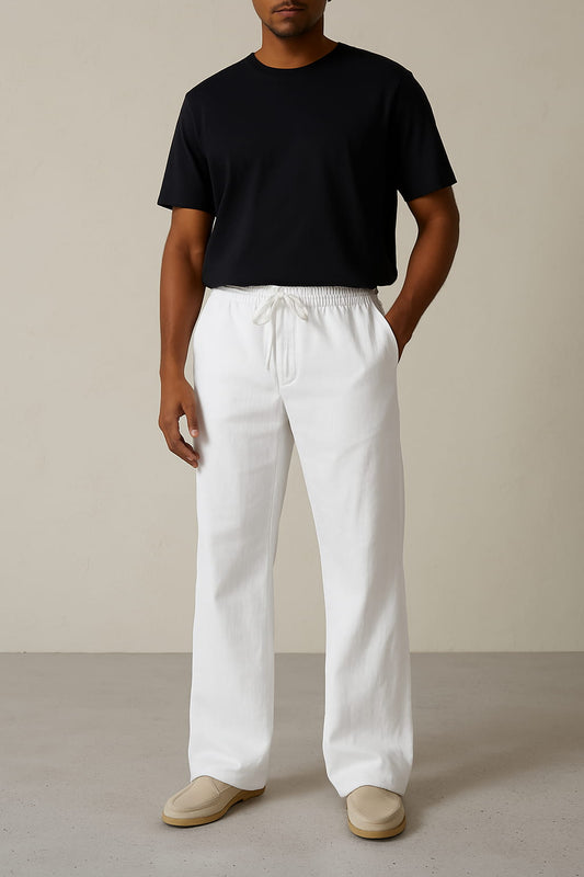 Comfortable Loose Fit Men's Drawstring Pants - VogeLuxe