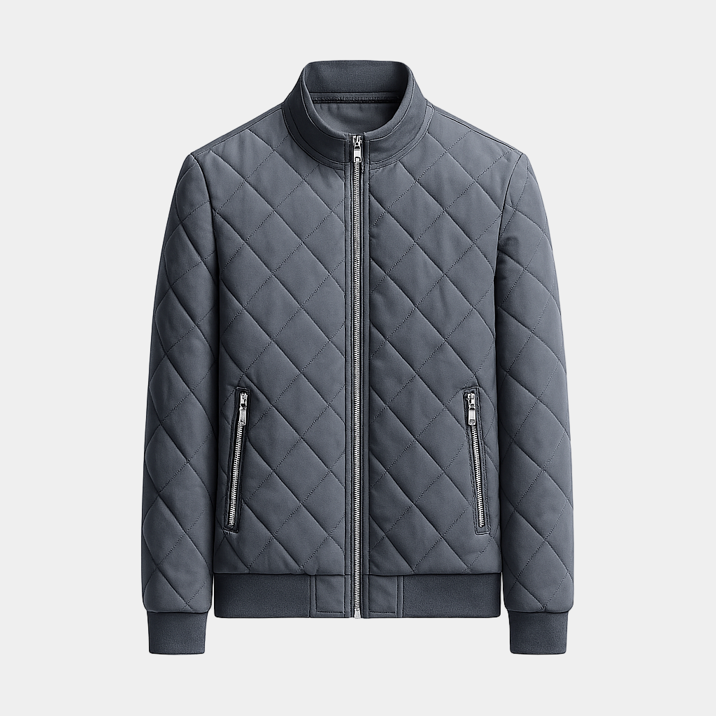 Slim Fit quilted bomber jacket - warm and stylish