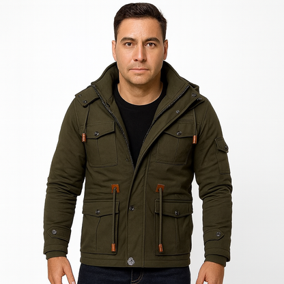 VogeLuxe | Men’s Faux Fur Lined Winter Field Parka
