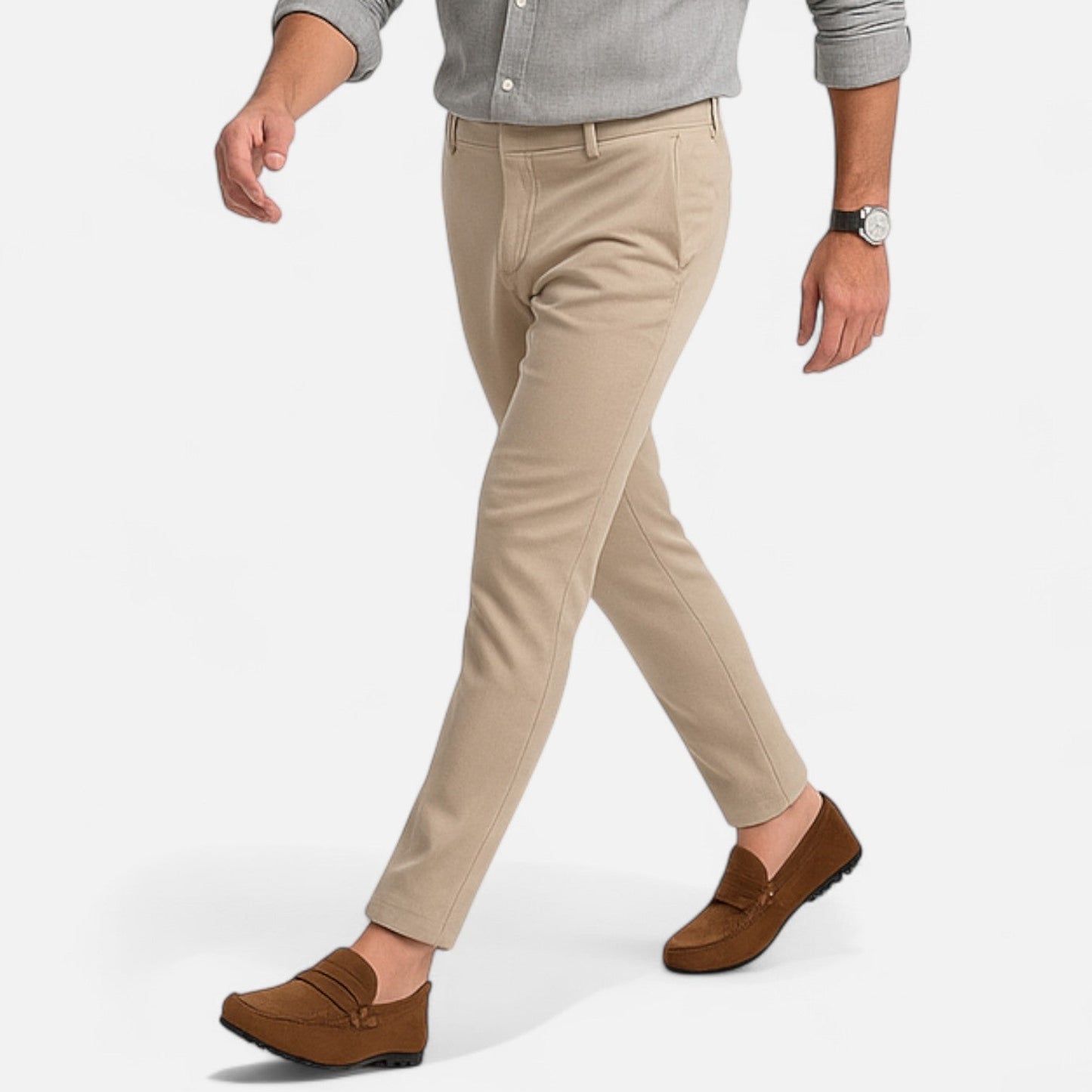 VogeLuxe | Men’s Suede Penny Driving Loafers