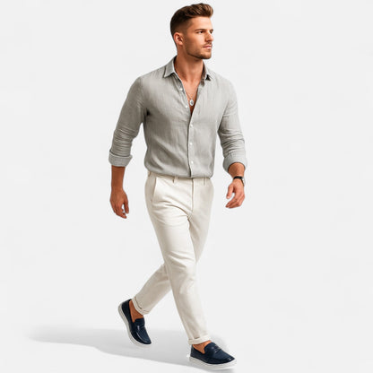 VogeLuxe | Men’s Hybrid Leather Penny Loafers