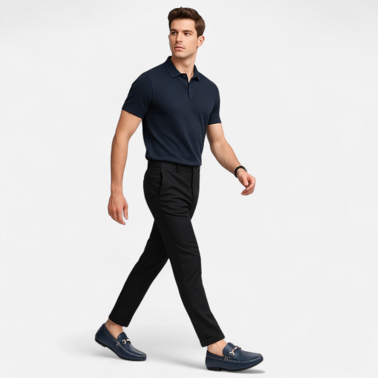 VogeLuxe | Men’s Leather Horse Bit Driving Loafers