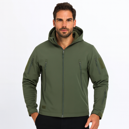 VogeLuxe | Men’s Tactical Full Zip Hooded Jacket