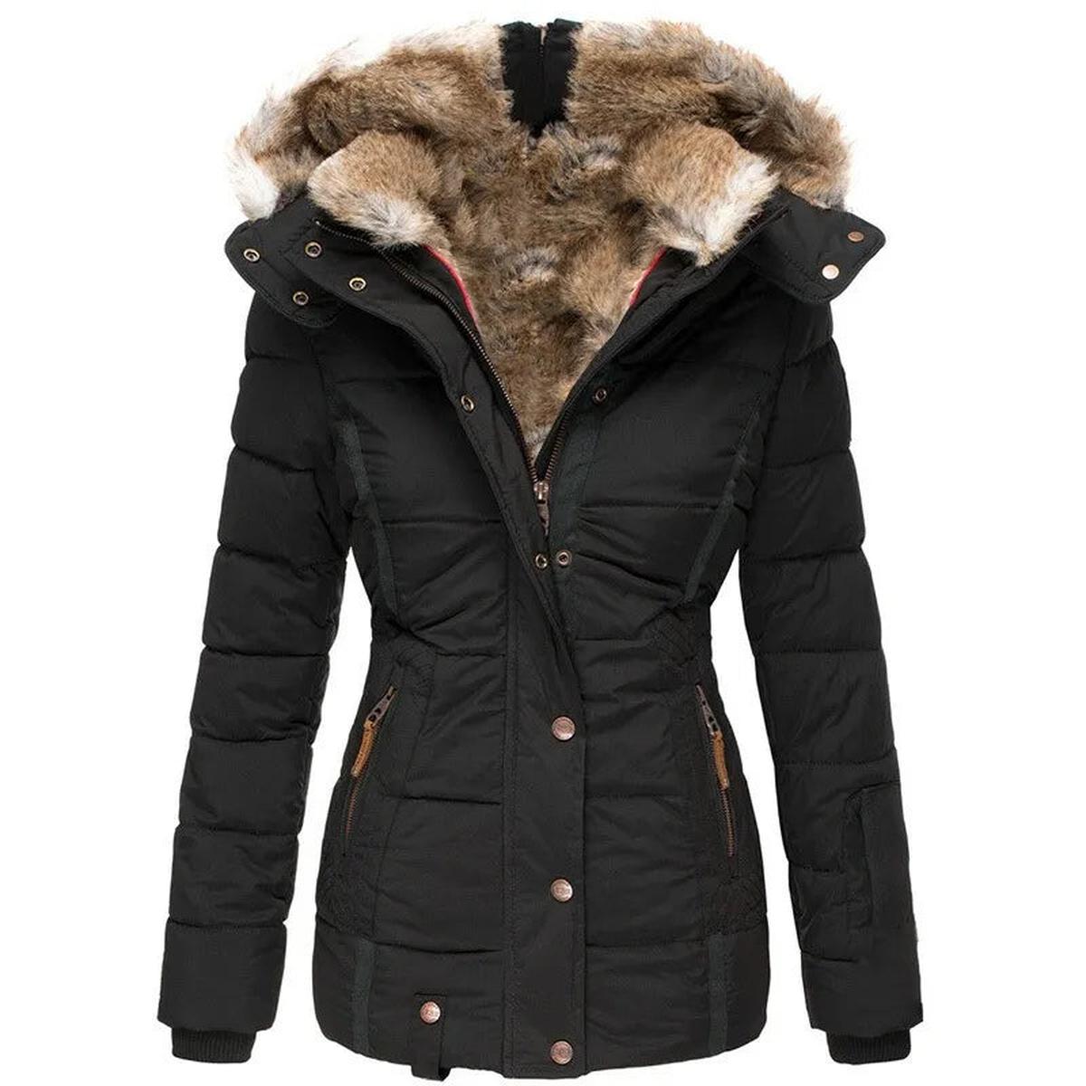 Fashionable Warm Parka Coat For Women