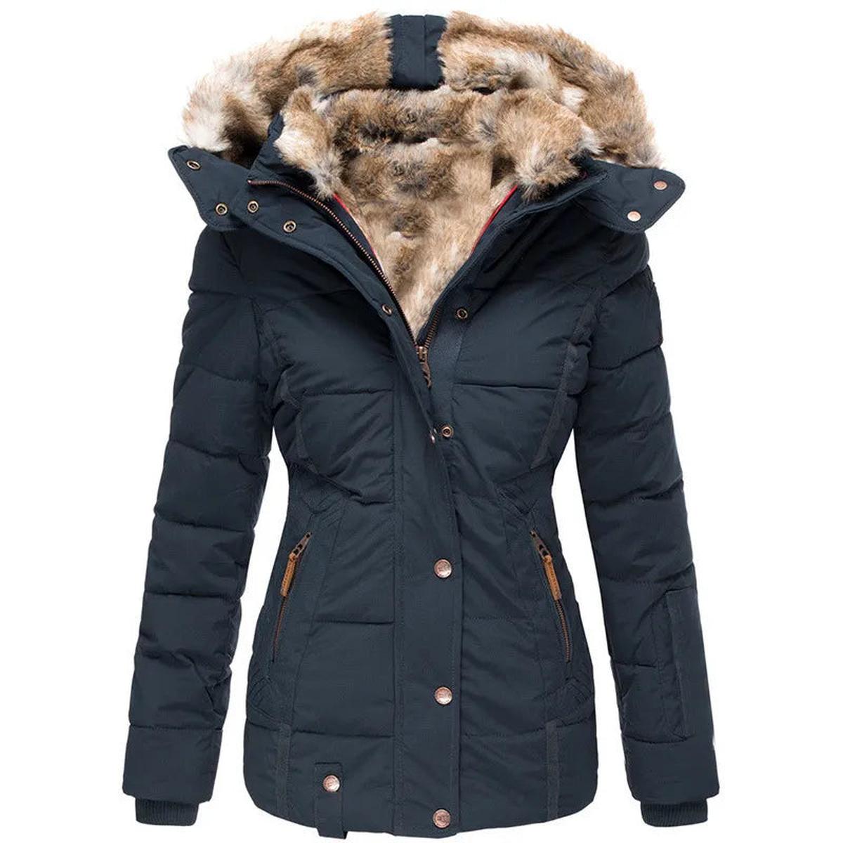 Fashionable Warm Parka Coat For Women