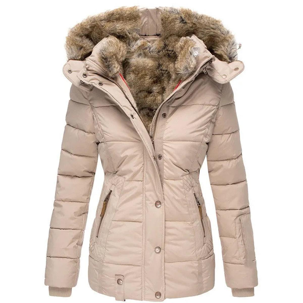 Fashionable Warm Parka Coat For Women