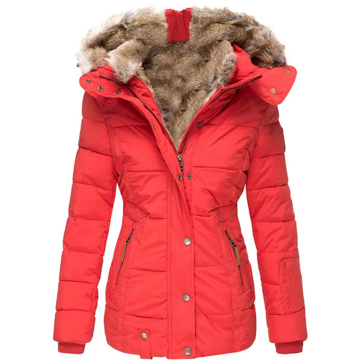 Fashionable Warm Parka Coat For Women