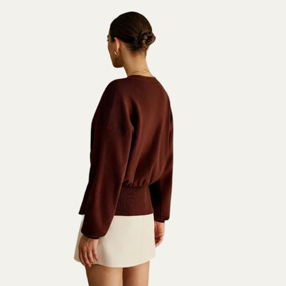 Chic V-Neck Single Breasted Women's Cardigan 4