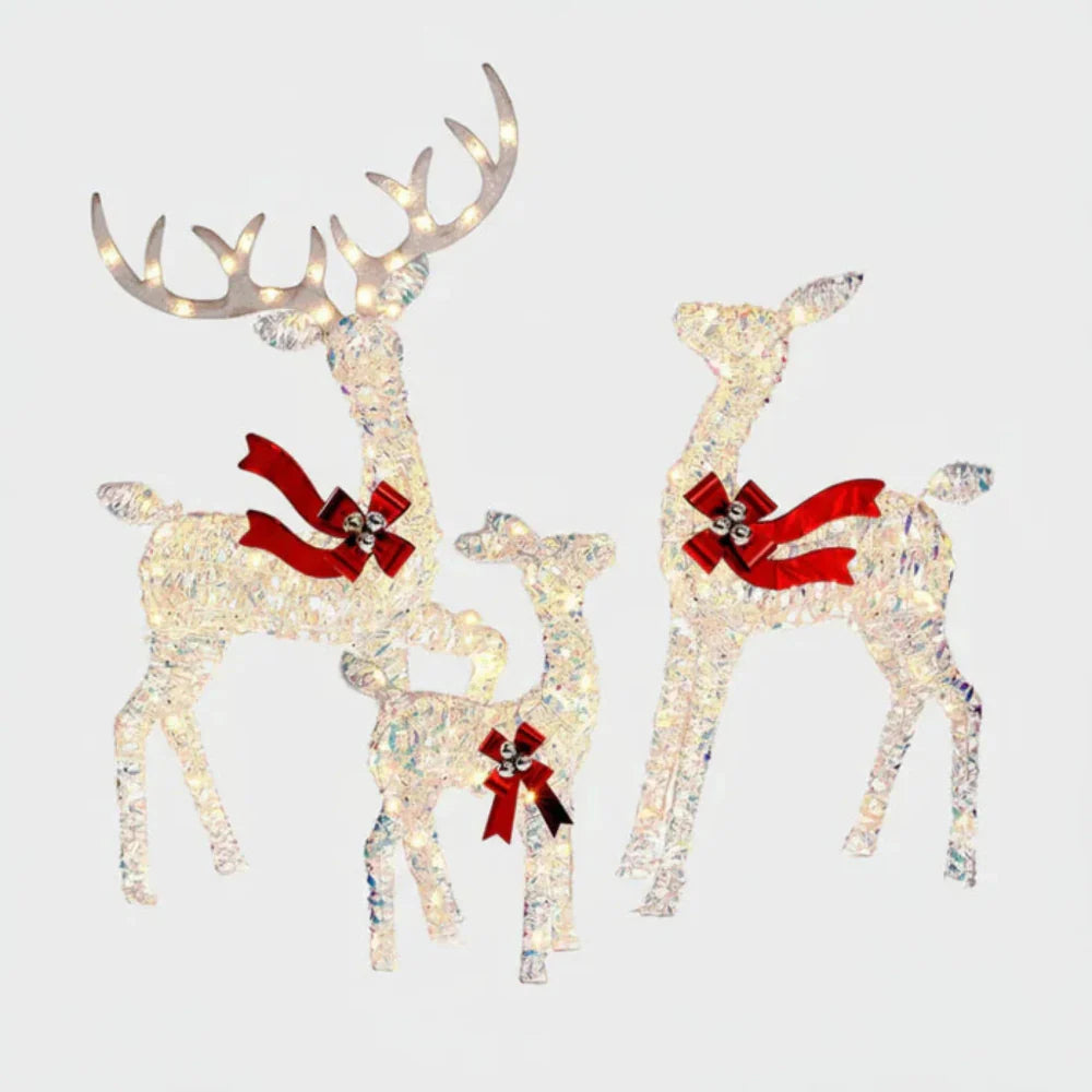 Festive Outdoor LED Reindeer Yard Decor