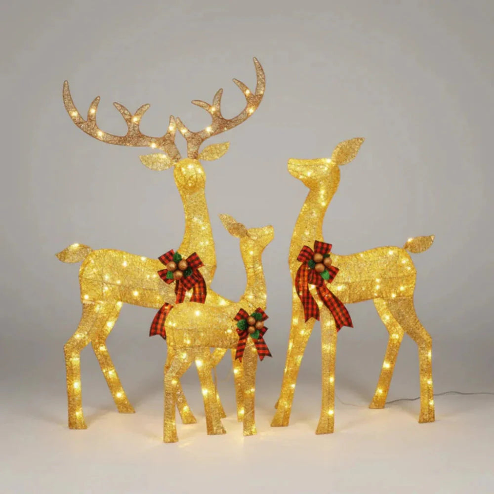 Festive Outdoor LED Reindeer Yard Decor