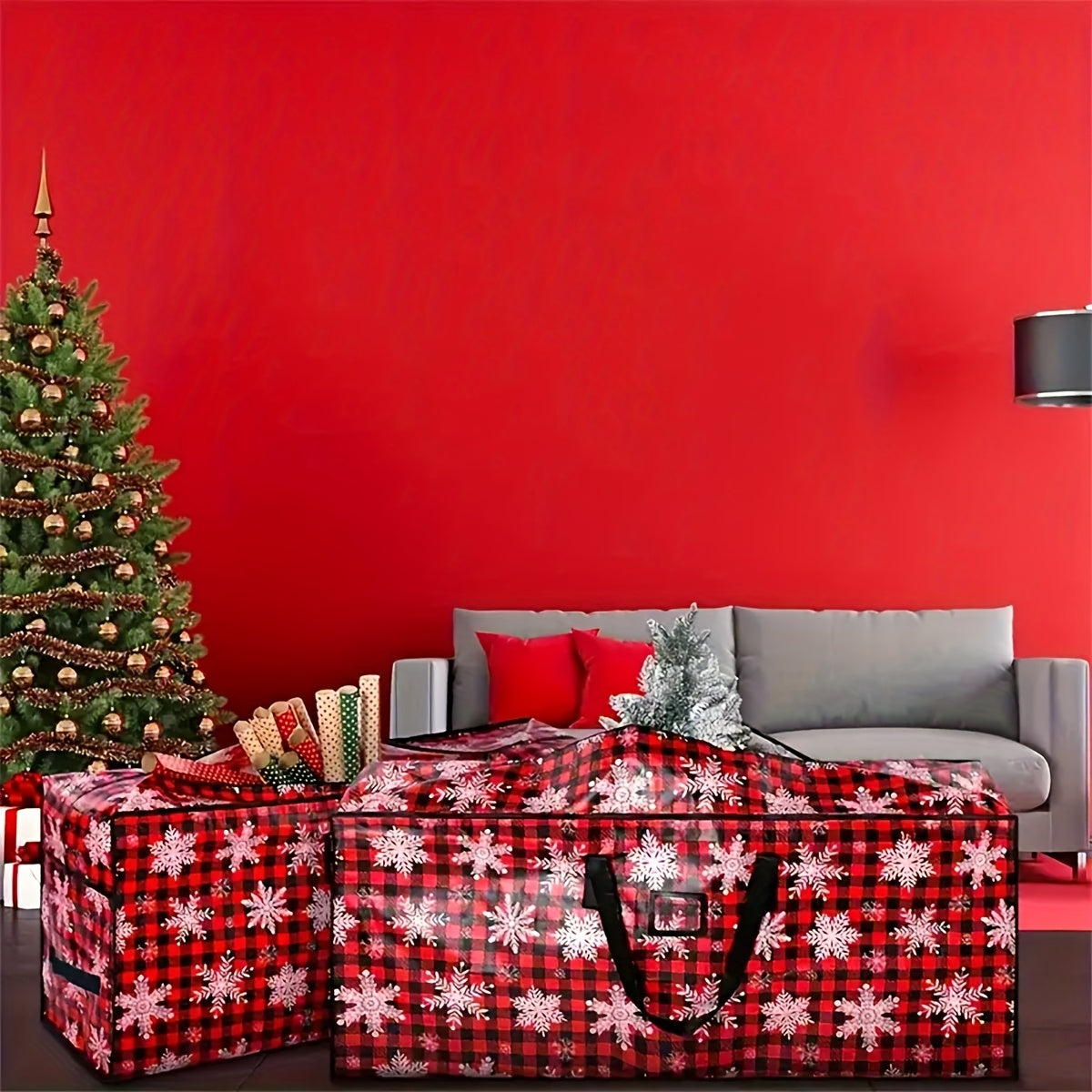Large Christmas Tree Storage Bag Waterproof Heavy Duty Container
