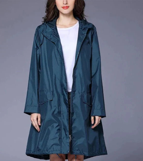 Waterproof Women's Zip Rain Jacket