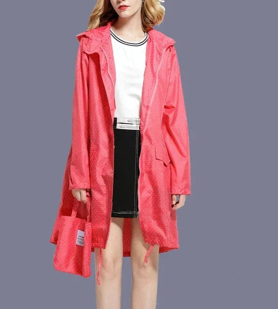 Waterproof Women's Zip Rain Jacket