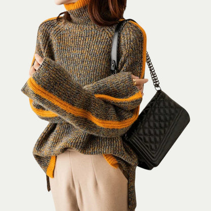 Chunky Knit High Neck Jumper for Women 2