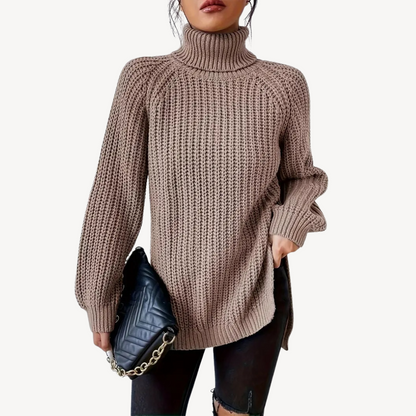VogeLuxe | Women’s Y2K Turtleneck Knit Sweater