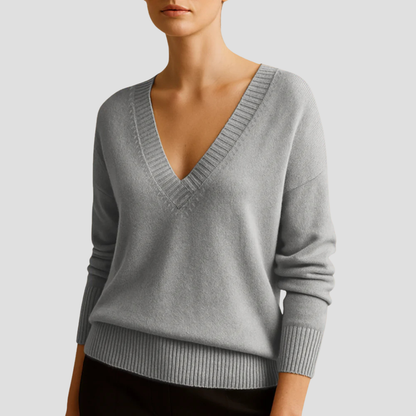 Clara | V-Neck Jumper 10