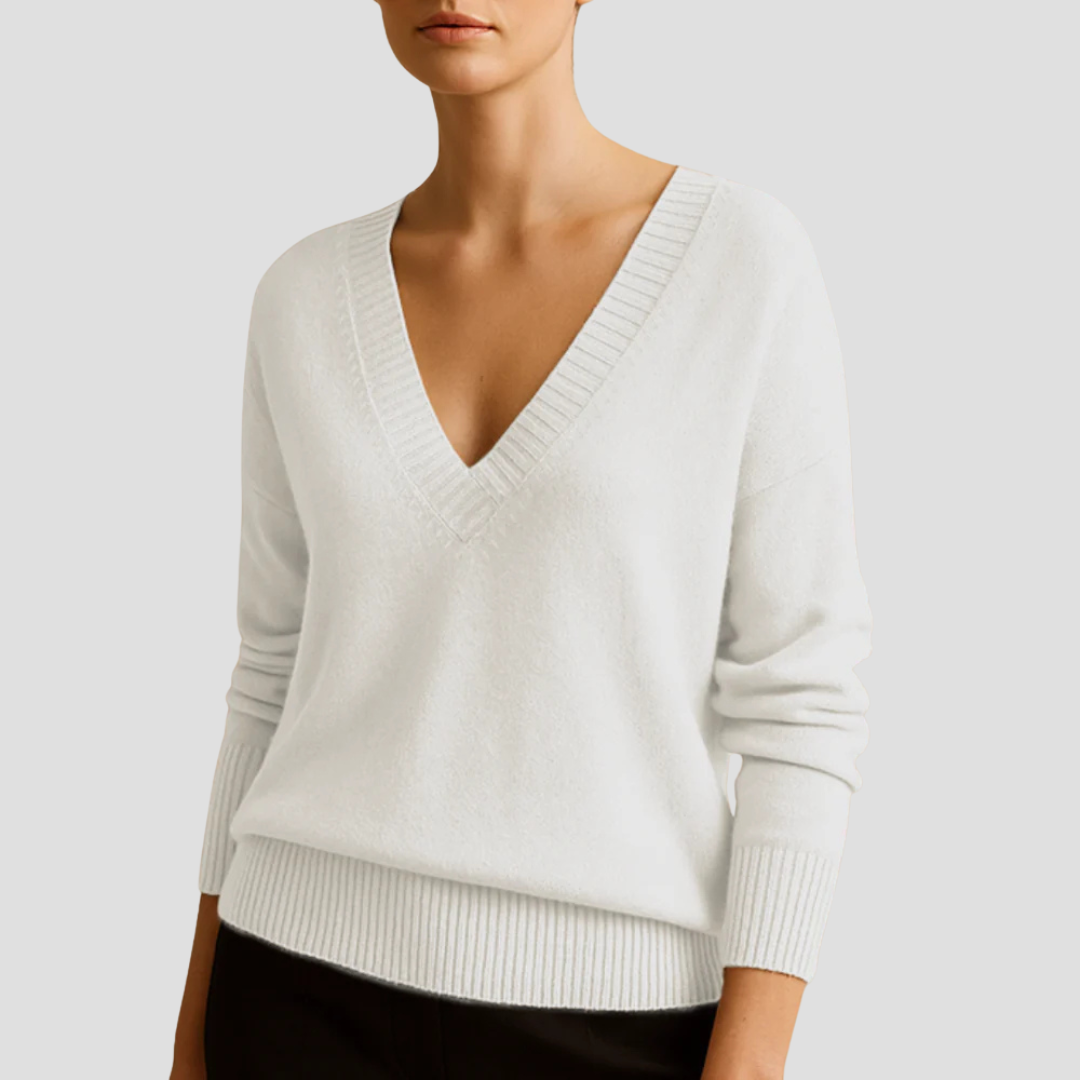 Clara | V-Neck Jumper 12