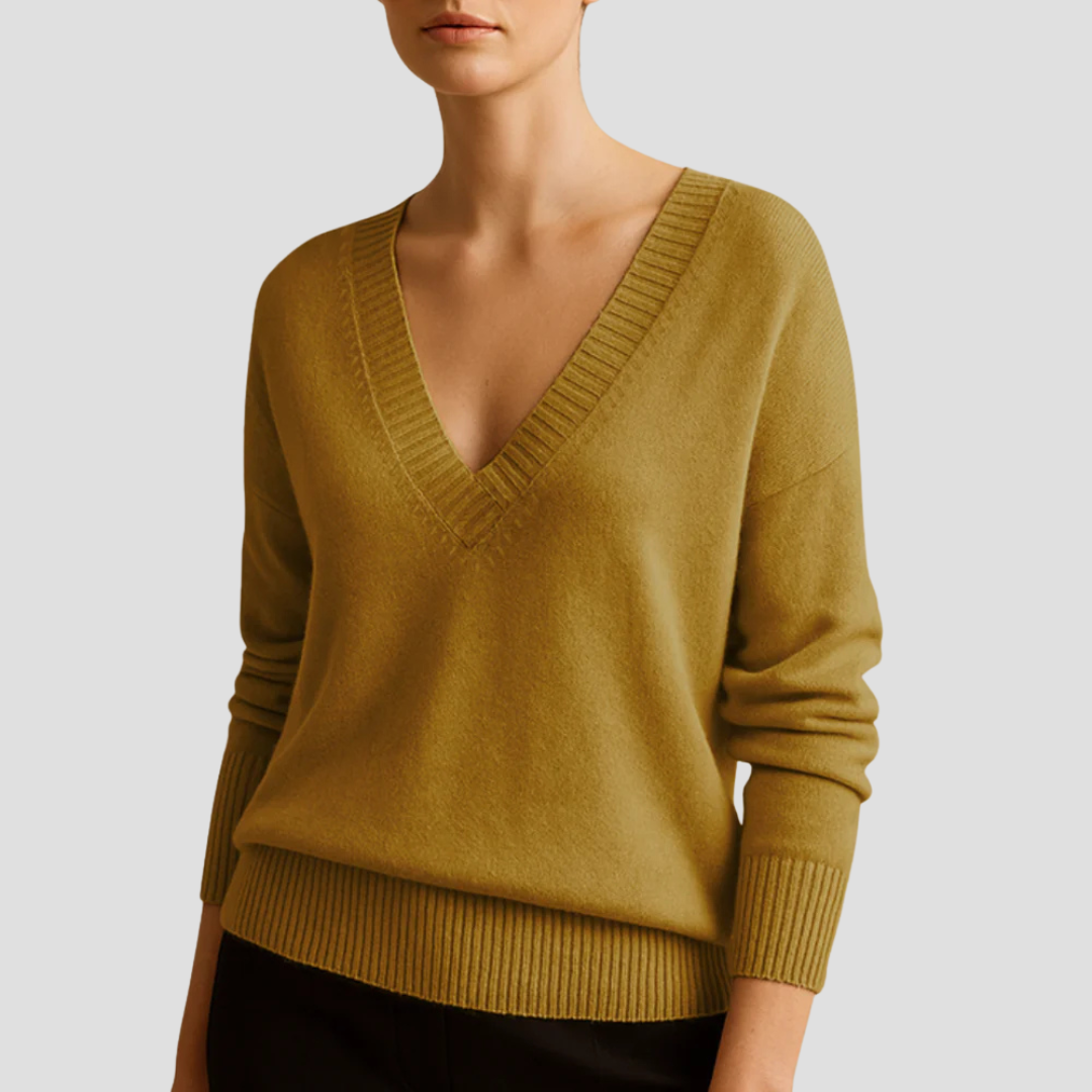 Clara | V-Neck Jumper 6