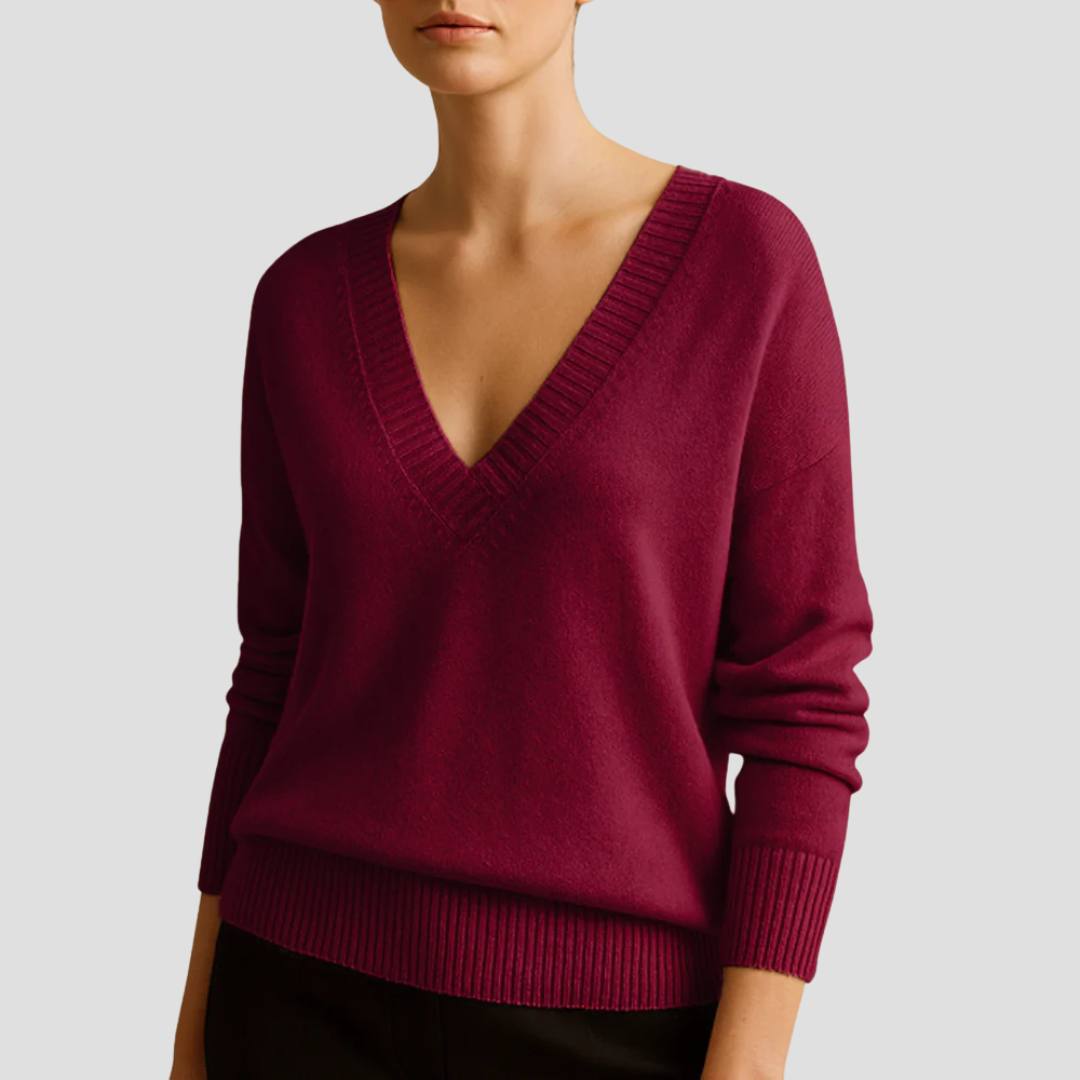 Clara | V-Neck Jumper 7