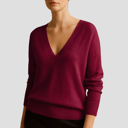 Clara | V-Neck Jumper 7