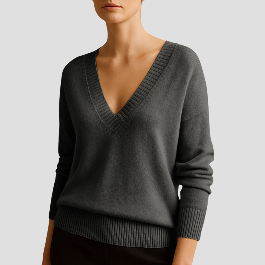 Clara | V-Neck Jumper 9