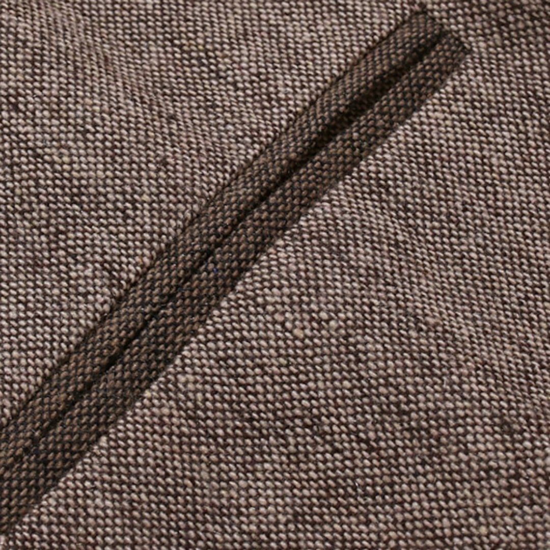 VogeLuxe | Men’s Tweed Button Down Waistcoat with Leather Harness Detail