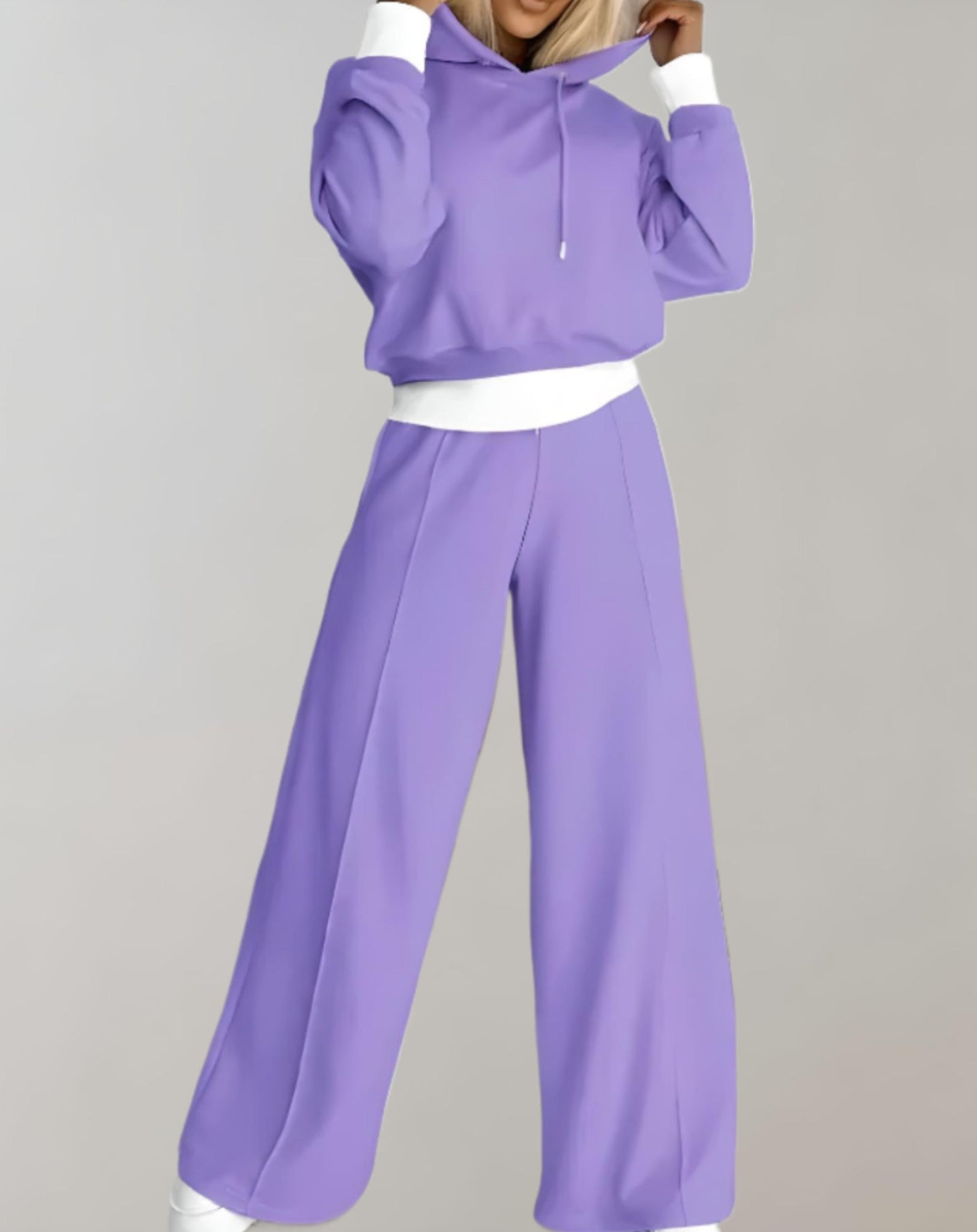 Ladies Comfortable 2-Piece Hoodie Track Suit