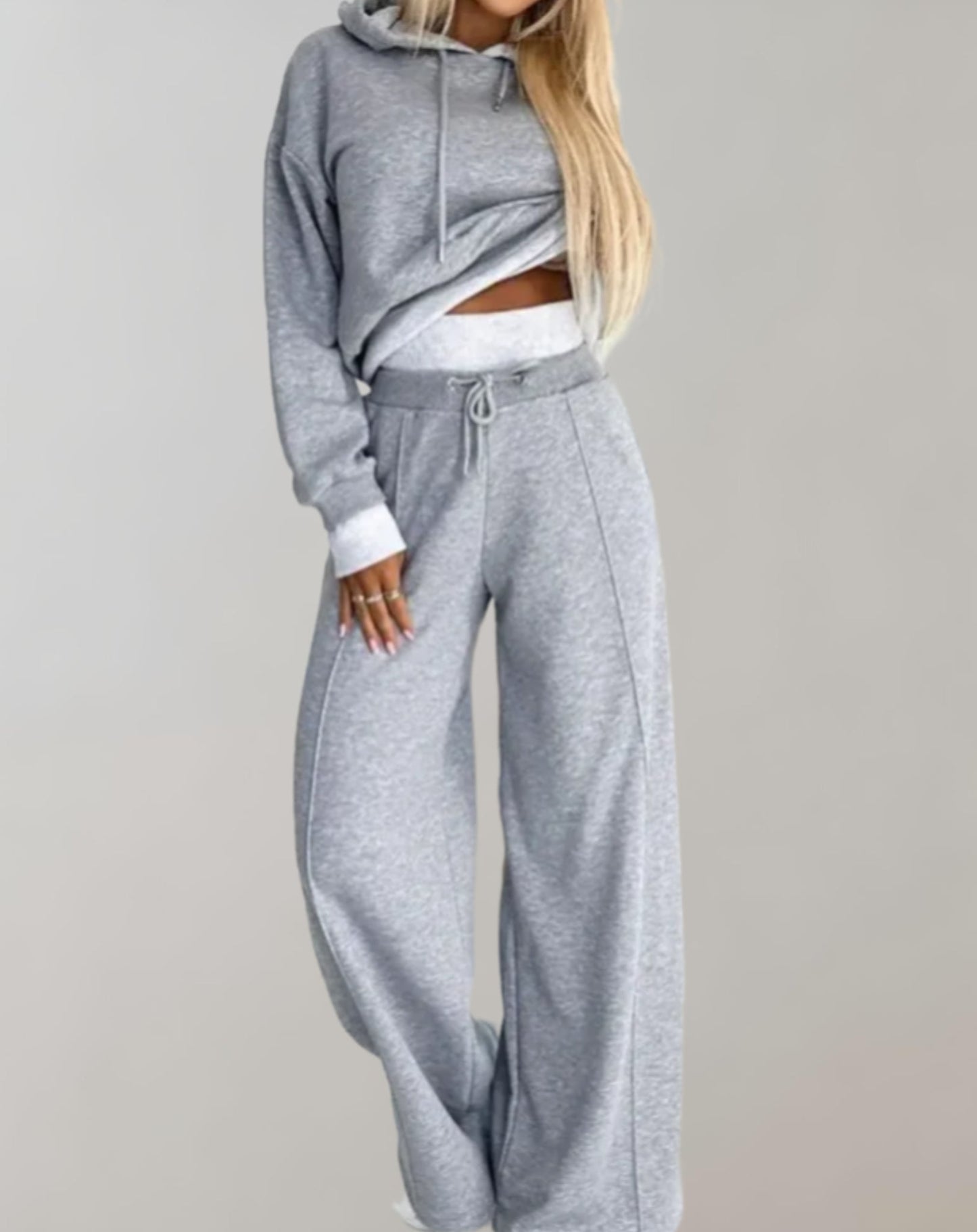 Ladies Comfortable 2-Piece Hoodie Track Suit