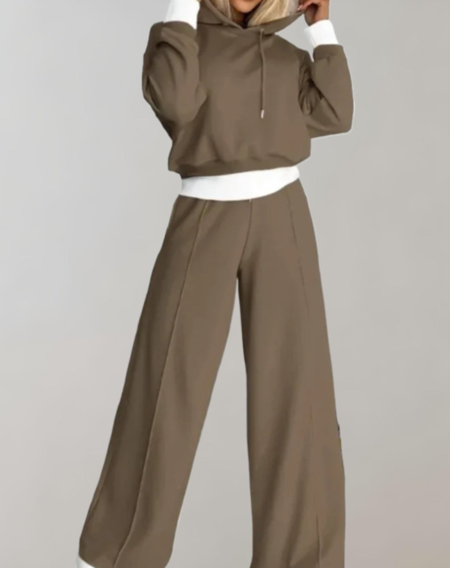 Ladies Comfortable 2-Piece Hoodie Track Suit