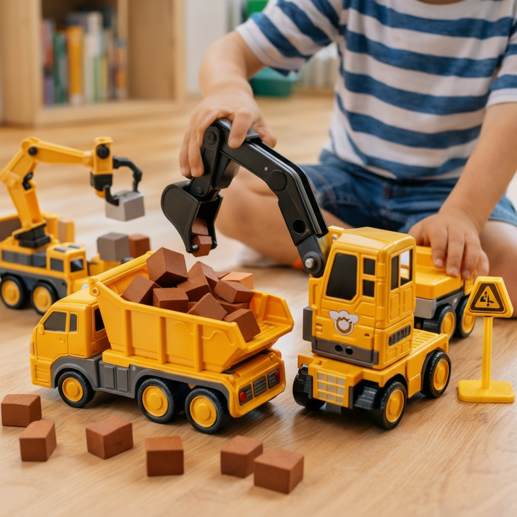 Fun Magnetic Blocks Car Building Kit For Children