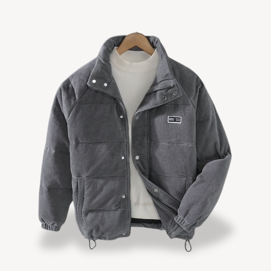 VogeLuxe | Men’s Corduroy Puffer Jacket