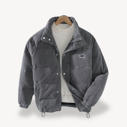 VogeLuxe | Men’s Corduroy Puffer Jacket