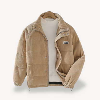 VogeLuxe | Men’s Corduroy Puffer Jacket