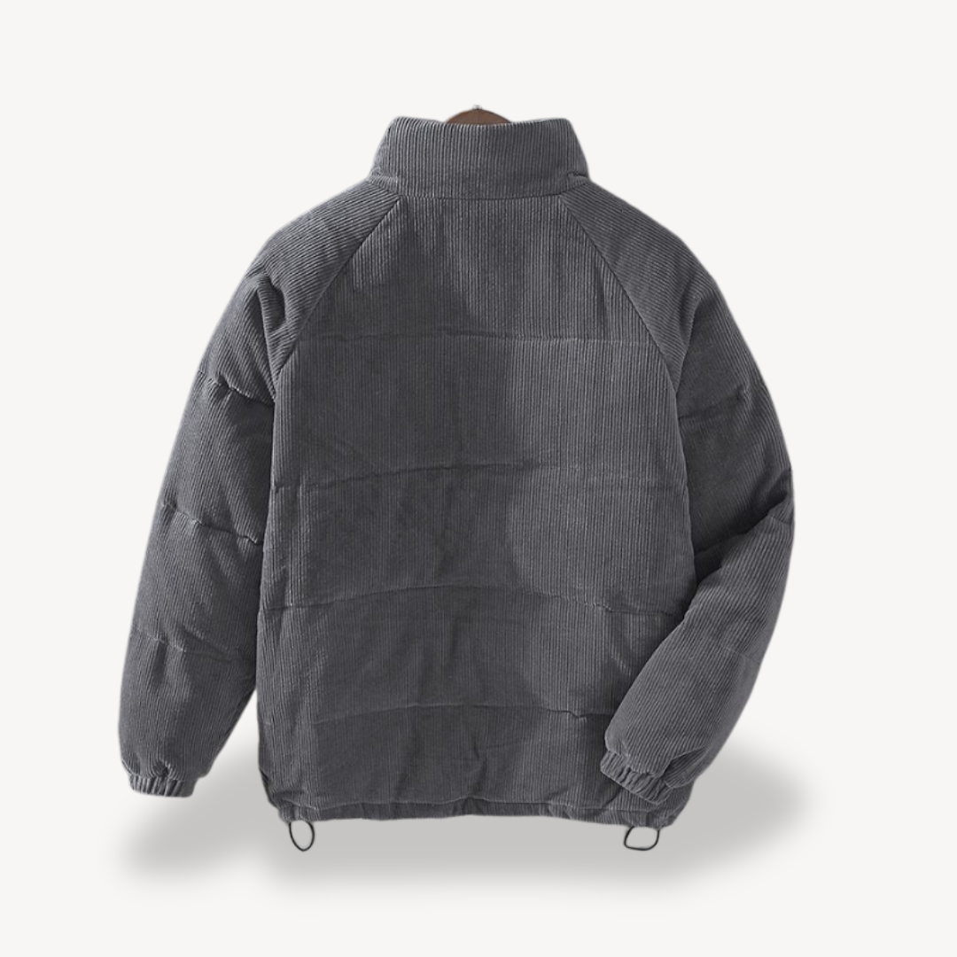 VogeLuxe | Men’s Corduroy Puffer Jacket