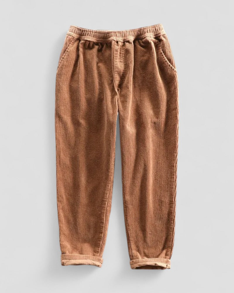 Corduroy Relaxed Fit Trousers for Men