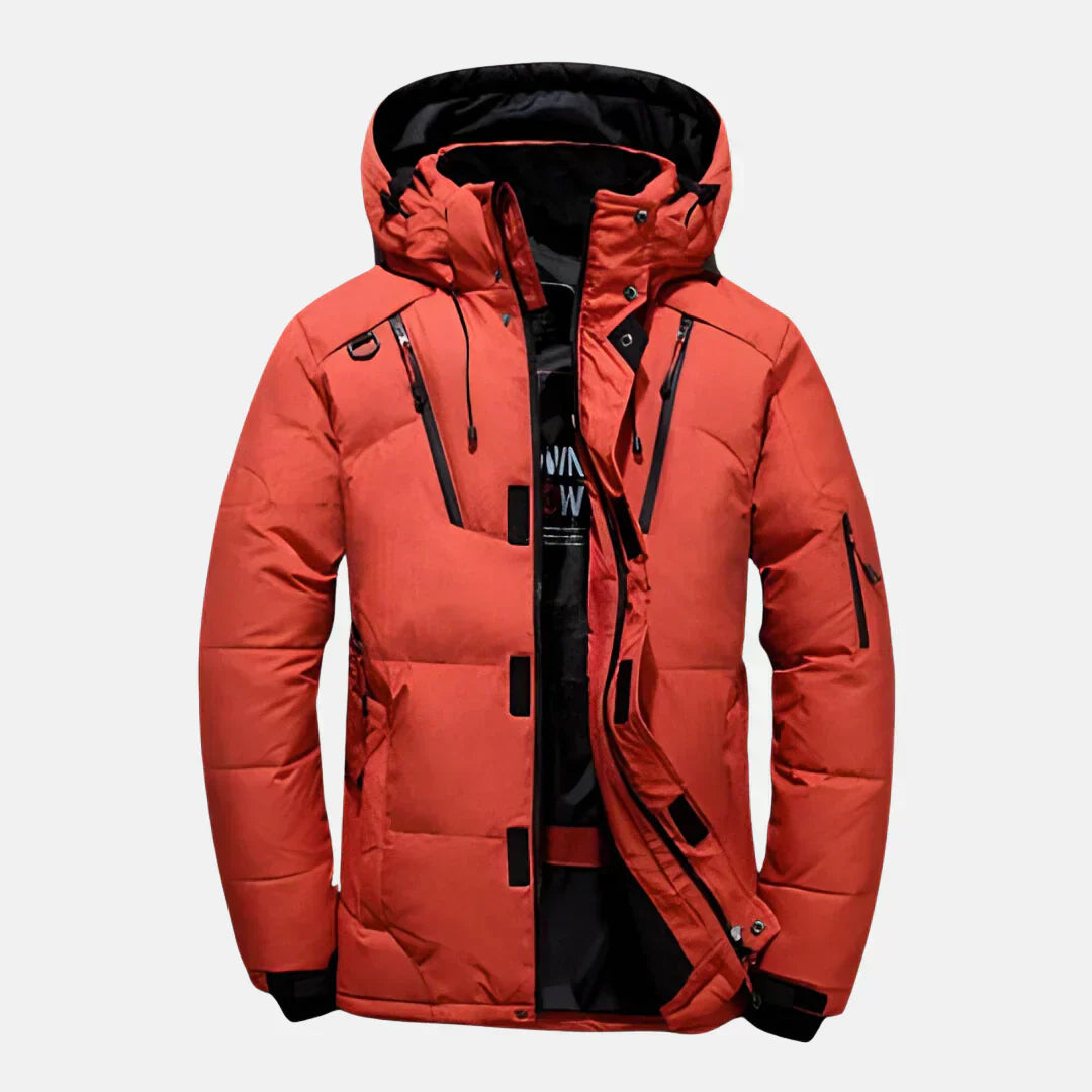 Men’s Heavy Duty Winter Parka Warm Hooded Outdoor Jacket – VogeLuxe