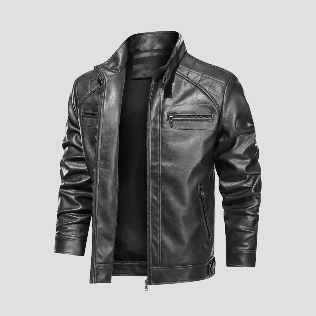 VogeLuxe | Men’s Classic Button Front Trucker Jacket main image 0