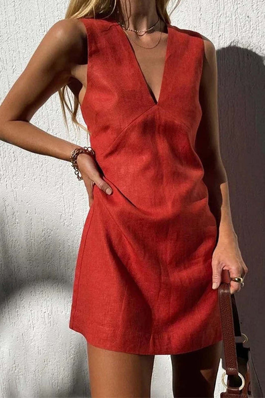 Women's Casual Sleeveless Sundress for Summer Parties - VogeLuxe