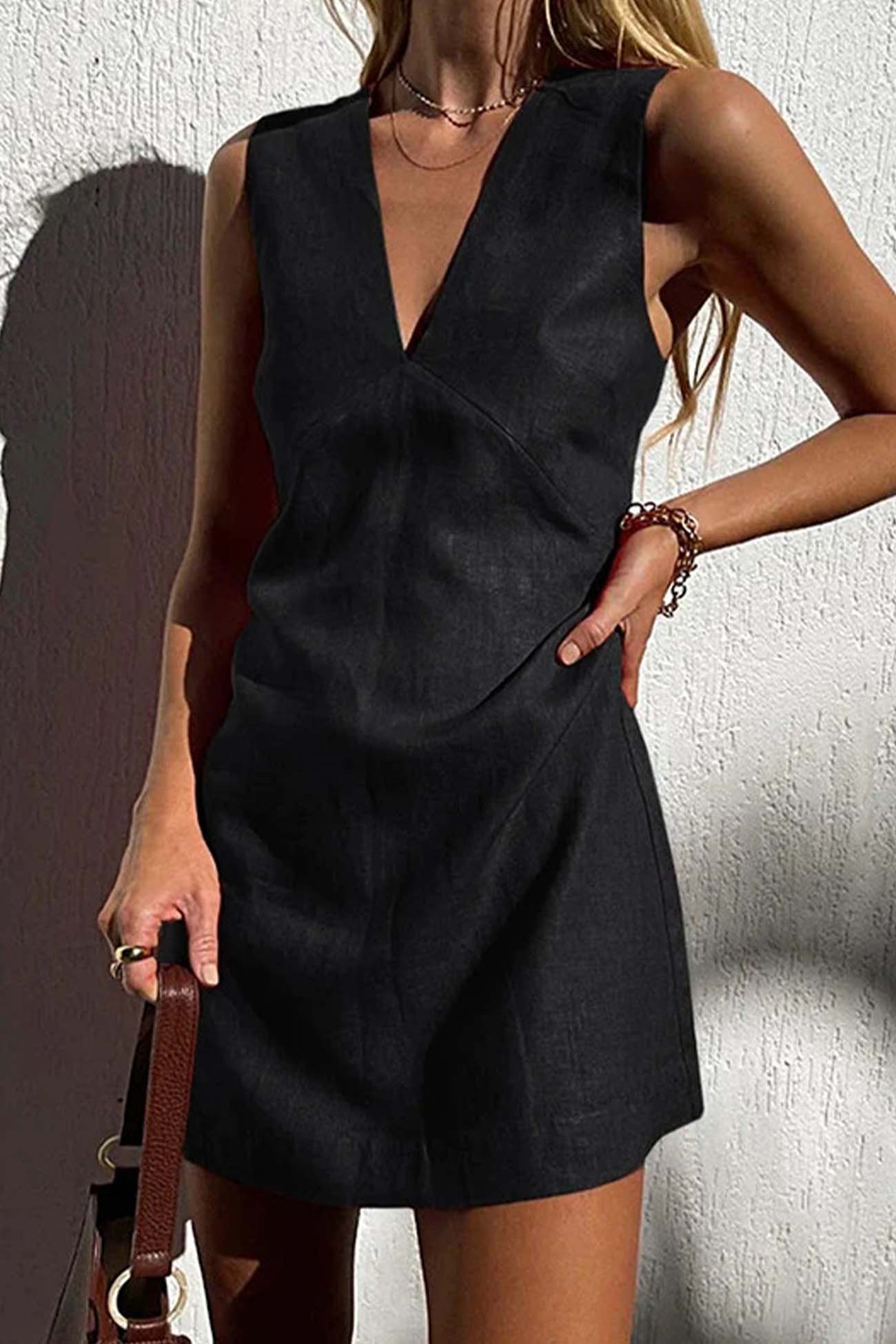 Women's Casual Sleeveless Sundress for Summer Parties