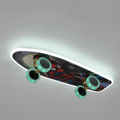 Fun LED Skateboard String Lights For Boys Room Decor