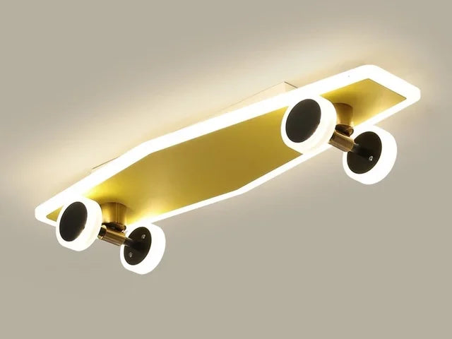 Fun LED Skateboard String Lights For Boys Room Decor