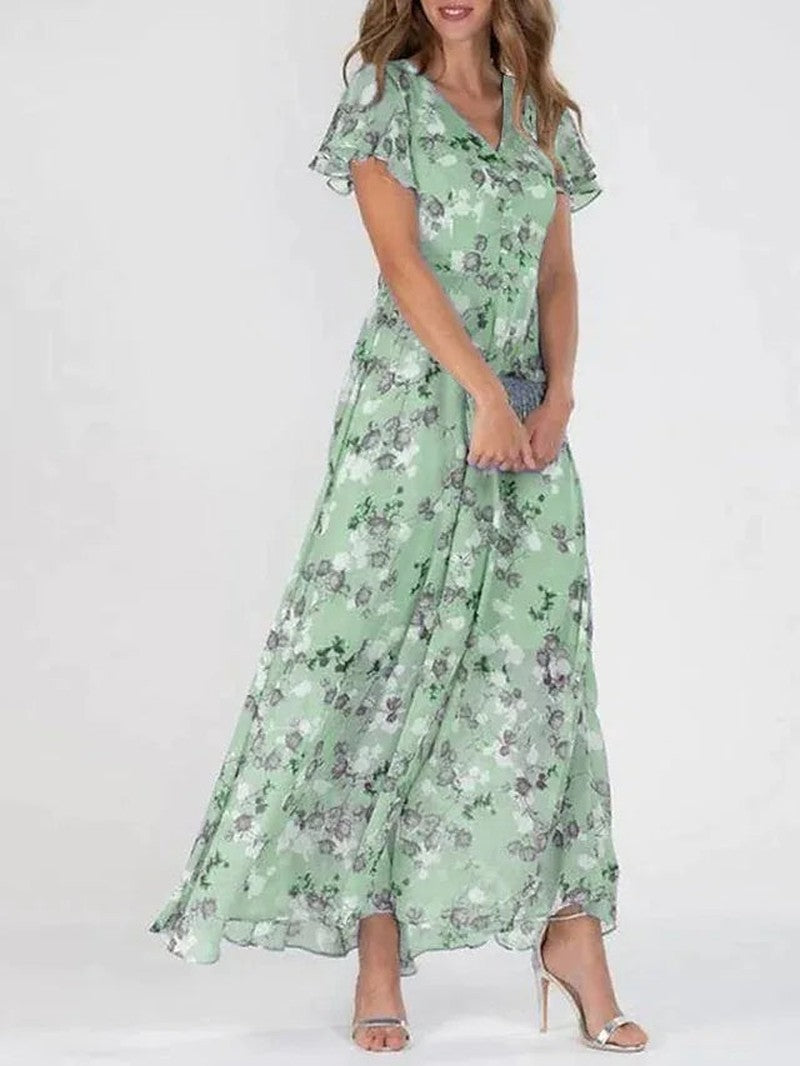 Women's Chic Breathable Sundress with Slimming Fit