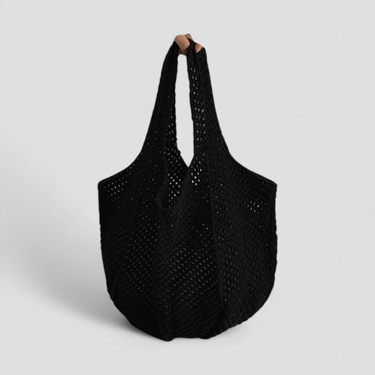 Crochet Shoulder Tote Bag Summer Beach Knit Handbag