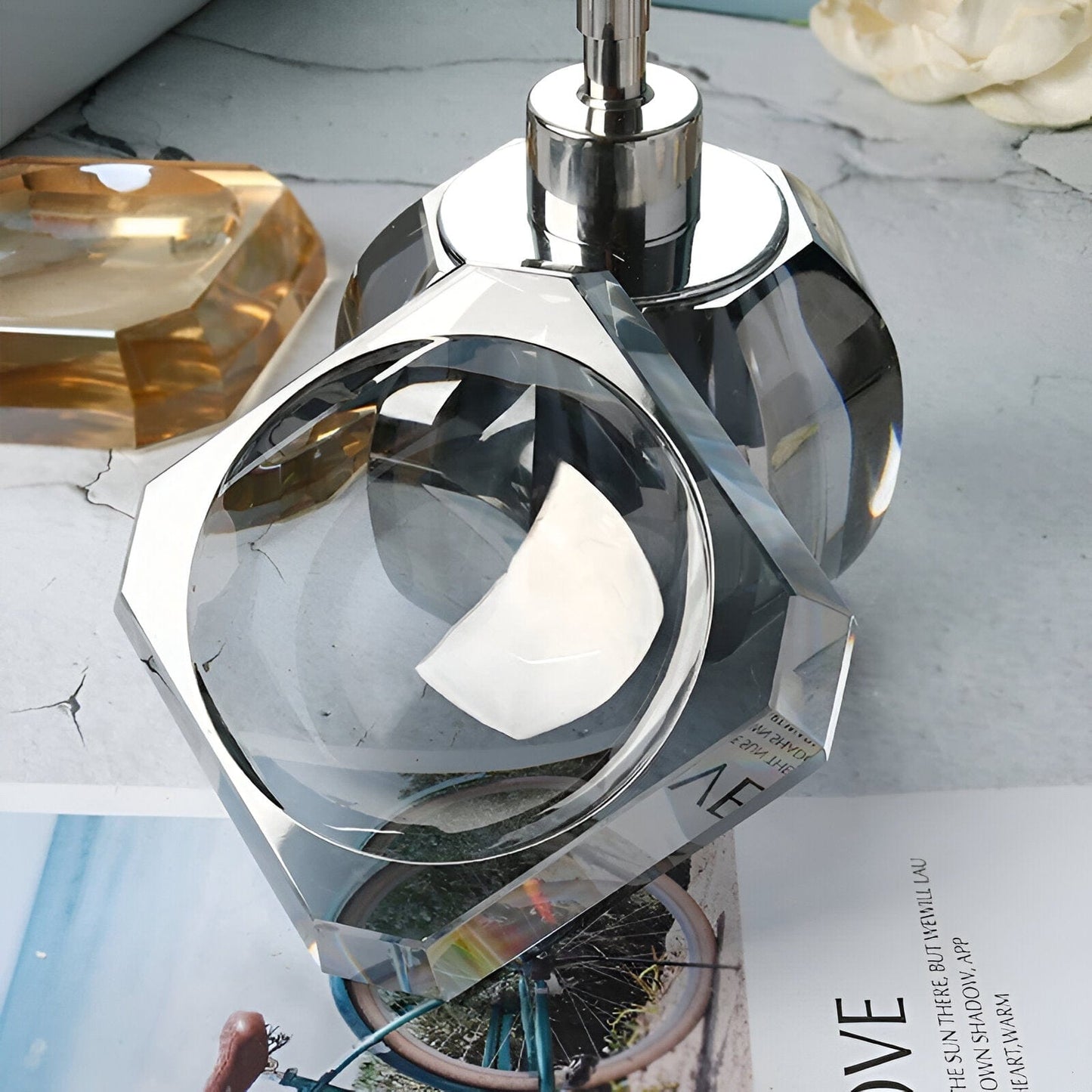 Luxury Crystal Bathroom Accessory Set