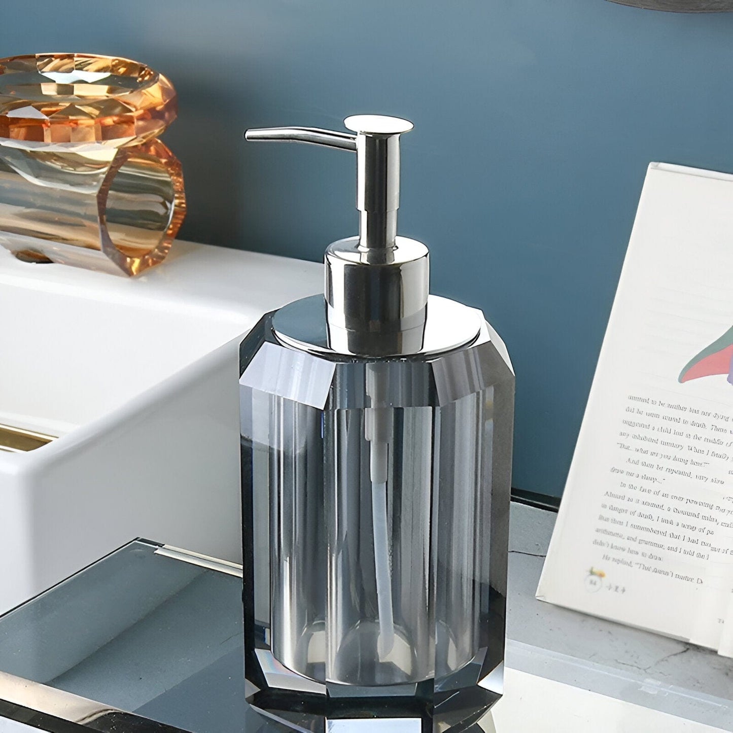 Luxury Crystal Bathroom Accessory Set