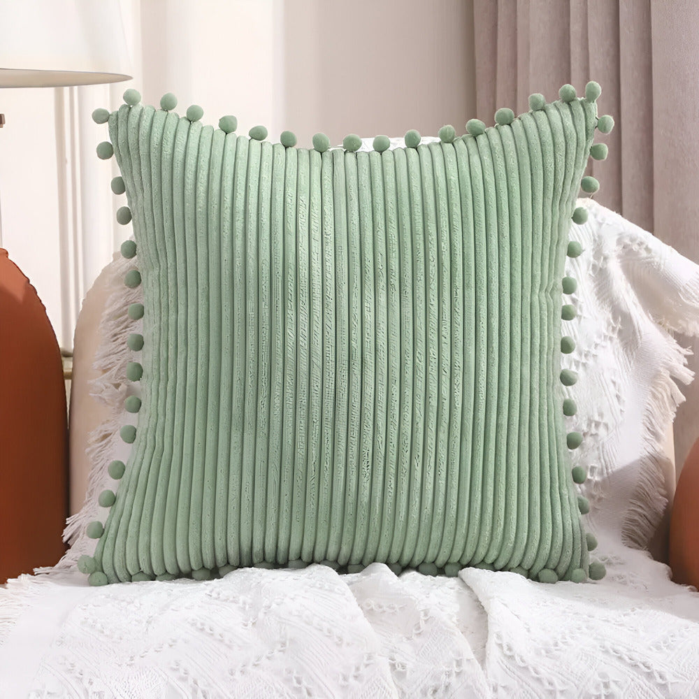 Colorful Tassel Throw Pillow Covers for Living Room